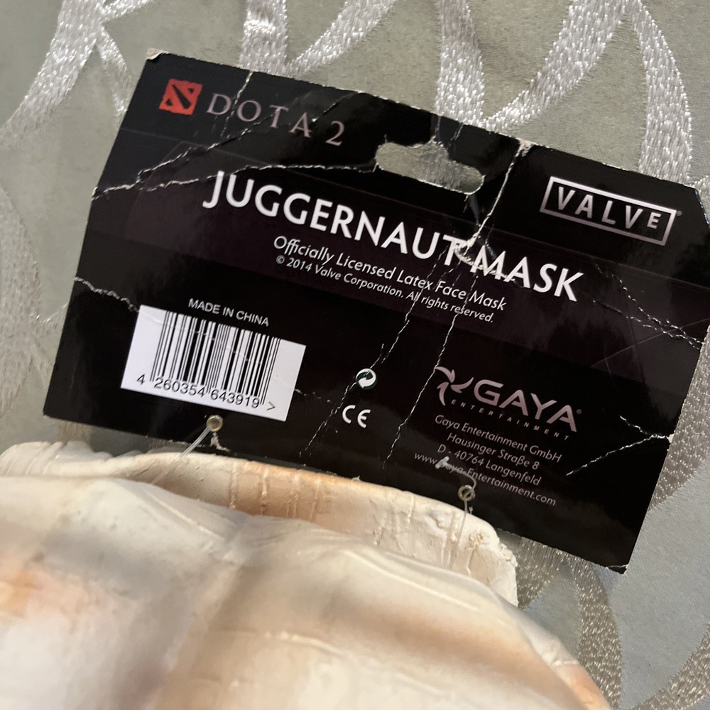 Juggernaut Mask NEW DOTA 2 Authentic Official Merchandise 2014 GAYA ENT - Picture 8 of 11